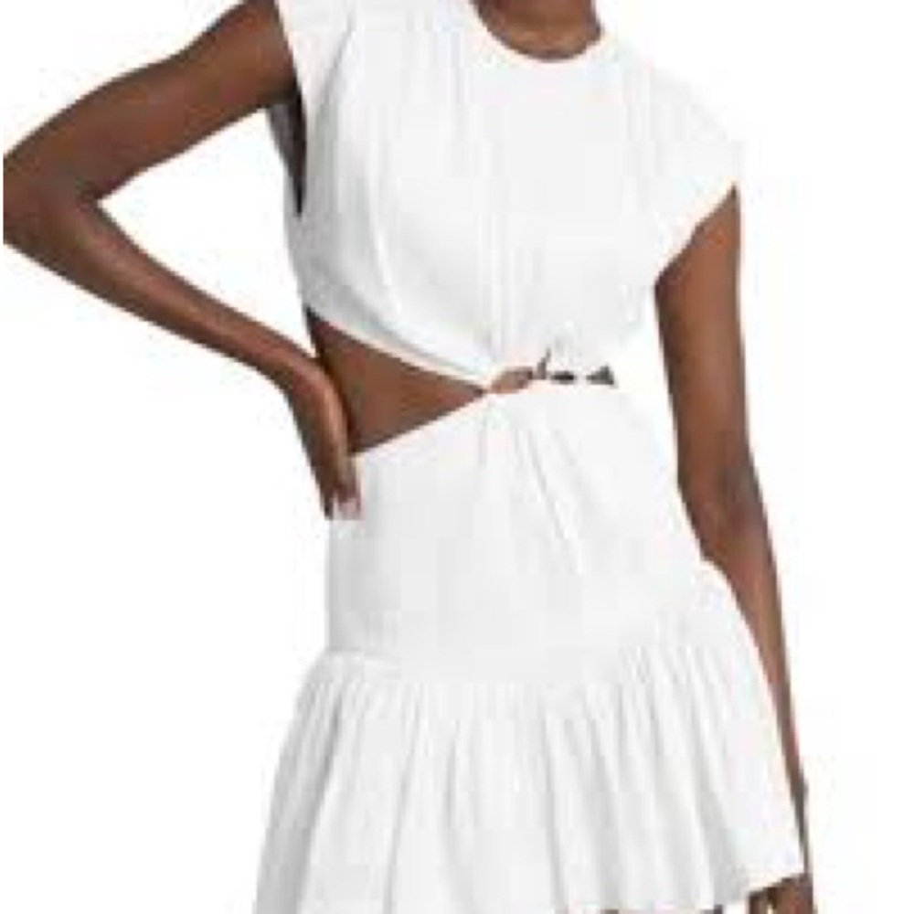 Aje White Mini Dress